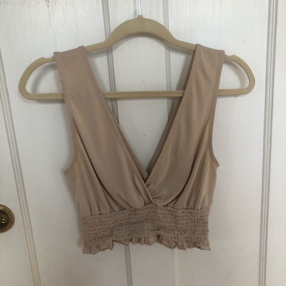 Urban Outfitters ruched crop top